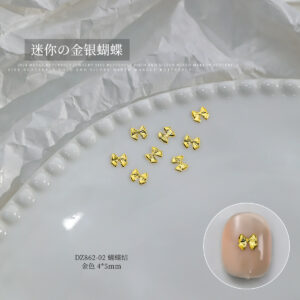 Gold small bow tie (dz862-02)