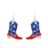 oly-8e75c3db9954a8023c888fe11955270b Wholesale Classic Style Heart Shape Butterfly Zinc Alloy Drop Earrings For Women's Holiday Daily