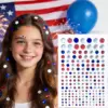Wholesale Simple Style Acrylic Star Nail Patches For Independence Day, Nail Decals For Festive Nail Art