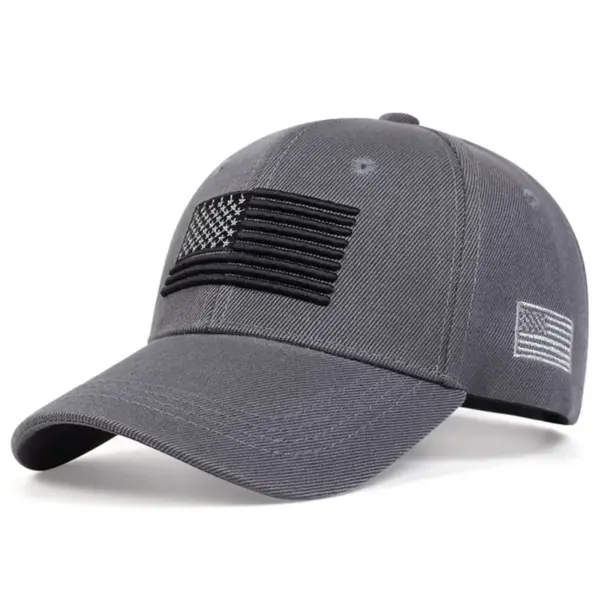 Wholesale American Flag Sport Outdoor Women's Baseball Cap With Curved Brim, Polyester Material And Embroidery Craft