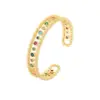 Wholesale Women’s Electroplated Copper Bangle With Zircon Inlay In Colour