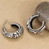 Wholesale Three-dimensional Geometric Earrings For Women In Copper With White K Water Plating And 0.03µm Thick Coating