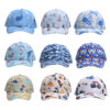 Wholesale Children's Hat Little Dinosaur Unicorn Boys and Girls Peaked Hat Baby Thin Baseball Cap Sun Protection Hat