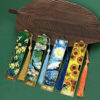 Wholesale Vintage Famous Painting Oil Painting Style Metal Bookmark Hollow Reading Book Page Clip Hand Account Pendant Metal Bookmark Creative Gift