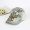 Wholesale Women's Baseball Cap Trendy Rose Flower Sun Hat Sports Hip-Hop Hat Diamond Hat Cowboy Hat Wholesale Trendy Style