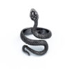 oly-8f4bf2bb3ba6ecf94ffec6303e7c1815 Wholesale retro paint snake ring unisex ring source manufacturers spot