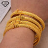 oly-8f4eef712361b9d9d4887e4afc3bb3d8 Wholesale Sand Gold Buckle Opening Gold Bracelet Women's Niche Exquisite Carving Craft Bracelet Live Carving Style