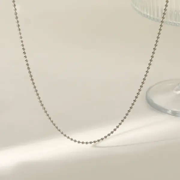 oly-8f6a0c098b7a08ff3f3756d65e3b2f38 Wholesale 18K Gold Plated 316 Stainless Steel Vacuum Electroplating (In Furnace) Chain Gold Steel Color Unisex Bracelet/Necklace 0.03µm