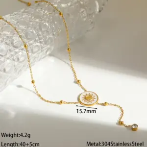 Gold Sun Necklace