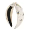 Wholesale Solid Color Pearl Hairband American Flag Women Hair Accessories Durable Minimalist Women Hairband