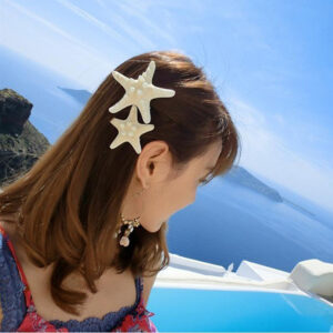 oly-8f9f392bd1cbedaf371cfb0b83f6f893 Wholesale resin starfish hairpin duck bill clip Korean hair accessories headdress wholesale female manufacturers