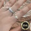 Wholesale Round Dots Waterproof Non Tarnish Rings For Women, 304 Stainless Steel With 18K Real Gold PVD Coated And Zircon Inlay