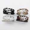 oly-8fae6f873d8a10f1396dfea220a56989 Wholesale Fashion Hollow Love Leather Bracelet Diamond Magnetic Buckle Retro Multi-layer Bracelet