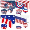 Wholesale Flag American Independence Day Disposable Tablecloth Party Decoration Props Tablecloth Plastic Material Celebration Supplies