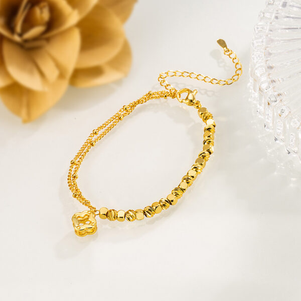 oly-8feac1b773b8d78d0c190b11c1e8d24a Wholesale Broken Gold Bracelet Women's Entry Luxury Niche High-end Sense Exquisite Bracelet Design Girlfriend Gift