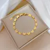 Wholesale PVD Coated Real Gold Plated Butterfly Titanium Steel Simple Style Classic Style Waterproof Non Tarnish Titanium Steel Bracelets