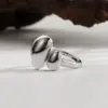Wholesale Jewelry IG Style Exaggerated Simple Style Solid Color 304 Stainless Steel 18K Gold Plated Open Rings