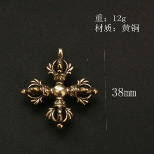 Cross lotus vajra