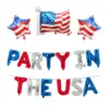 Wholesale Independence Day Party Balloons Made Of Durable Aluminum Film For Festive Decorations