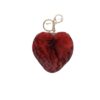 oly-9090e5b489189cd1c7360c58df7515f2 Wholesale spot leopard love heart-shaped Plush Peach heart keychain car keychain bag plush pendant
