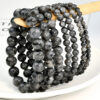 oly-9093650feda445ac5ed6f34ce385b75b Wholesale black glitter bracelet men's and women's all-match bracelet 8mm handmade round bead bracelet jewelry