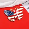 Wholesale American Flag Pin In Alloy With Enamel Craft, Perfect Flag Brooches For Independence Day