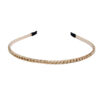 oly-90c5cef839b33069b3d62fa65723a39c Wholesale Fashion Pearl Chain Artistic Headband for Women, Hand-Wrapped Bead Hair Accessory, Narrow Metal Hair Accessory