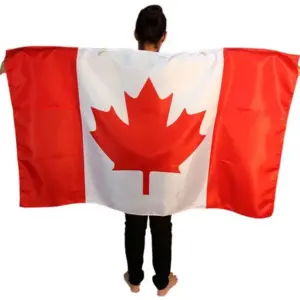 Canada Flag Cape Without Hat
