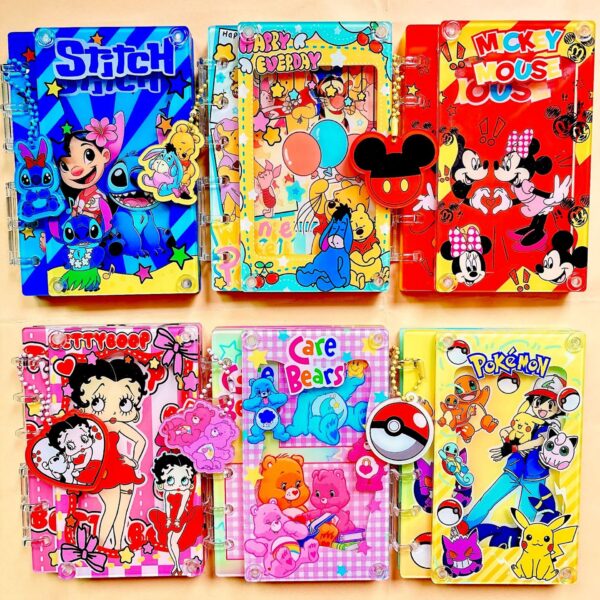 oly-90f7a28057cc24e1f7038ab7f64bf08f Wholesale Shake this acrylic notebook notebook tremolo TK explosions exquisite loose-leaf diy shake A7A5 OLY Exclusive