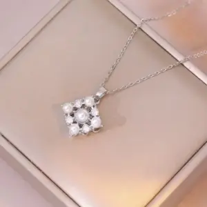 X0863 Steel Rotating Necklace