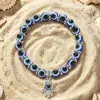 Wholesale Bohemian Palm Resin Bracelet With Waterproof Non Tarnish Multicolor Cord In Chain, Unisex Style