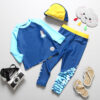 oly-910dcefd6100d0fdd9108f82063a19f6 Wholesale Swimsuit Split Contrasting Swimsuit Medium and Large Children’s Long-Sleeved Pants Sun Protection Swimsuit Three-Piece Set