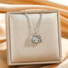 Wholesale Kitty necklace for women, sweet and cute pendant collarbone chain.