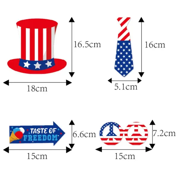 Wholesale Holiday Decoration Props Funny Photo Supplies Party Decorations American National Day Props