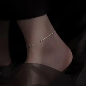 Wholesale Simple Style Ball Bracelet For Women In 925 Sterling Silver With Electroplated Gold Plating Featuring Beading Craft