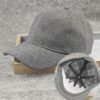 Wholesale Big Head Wool Warm Baseball Cap Men's Winter Thickened Cold-proof Dad Grandpa Hat plus size Cap Men's