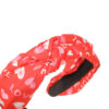 Wholesale Valentine's Day Romantic Hair Band Fabric Printed Letter Love Headband All-match Sweet Holiday Hair Accessories