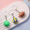 oly-91367c9c4a08b9cebbec35e4b657a302 Wholesale Creative simulation Football keychain ball series basketball keychain small pendant doll activity gift