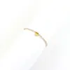 Wholesale Jewelry Elegant Simple Style Heart Shape Artificial Crystal Copper Artificial Crystal Slider Chain Bracelets