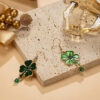 Wholesale Irish Santa Para festival fashion niche Creative Festival Earrings