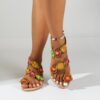 oly-9155e17700eedd40c374762226f9069b Wholesale Summer Sandals Ethnic Style Colorful Flat Women's Shoes Large Size Beach Sandals Fragandal