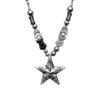 Wholesale Y2g heavy industry beaded star necklace female titanium steel Asian culture girl sweet cool punk style niche necklace fashion