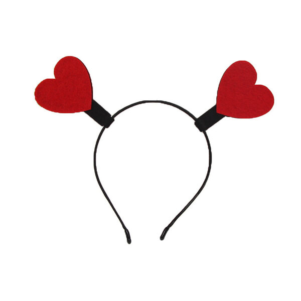 oly-9188898bca2daed1c8e52b8bbf78087a Wholesale Love One Arrow Through Heart Hair Accessories Valentine's Day Headband Performance Festival Activities Dress Up Performance Heart-shaped Headband