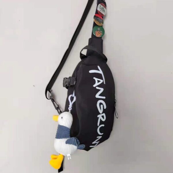 Wholesale Fashion brand messenger bag men's ins Sports waist bag casual fashion shoulder bag female student personality small Cross bag chest bag