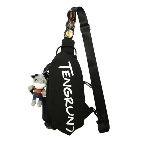 Wholesale Fashion brand messenger bag men's ins Sports waist bag casual fashion shoulder bag female student personality small Cross bag chest bag