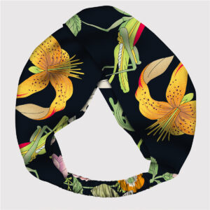 Cross Hair Band -14 / twill silk
