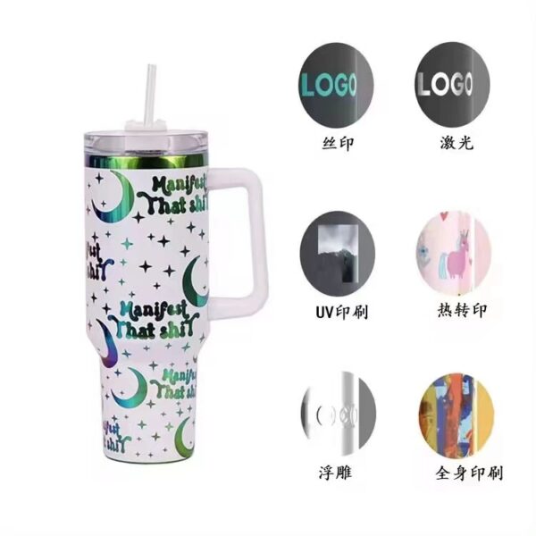 oly-92043e050fc995d4c390b61333dd35db Wholesale 40oz car cup 304 stainless steel thermos cup laser ion plating ice bully cup Valentine's Day