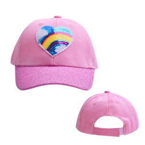 Love rainbow-pink / Free size-adjustable (50-54)