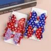 Wholesale Cartoon American Independence Day Hair Clip Star Bow Hair Accessories Festival Hair Clip Girl Hair Accessories