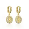 oly-9274a53cc7e3e70d8591941a27ac220d Wholesale Fashion Classic Virgin Mary Shape Copper Micro-inlaid Earrings